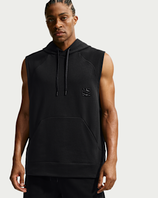 【New】Deuxieme Classe Sleeveless Pullover Nike N.A.C. Men's Dri-FIT Fleece Sleeveless Training Hoodie. Nike RO